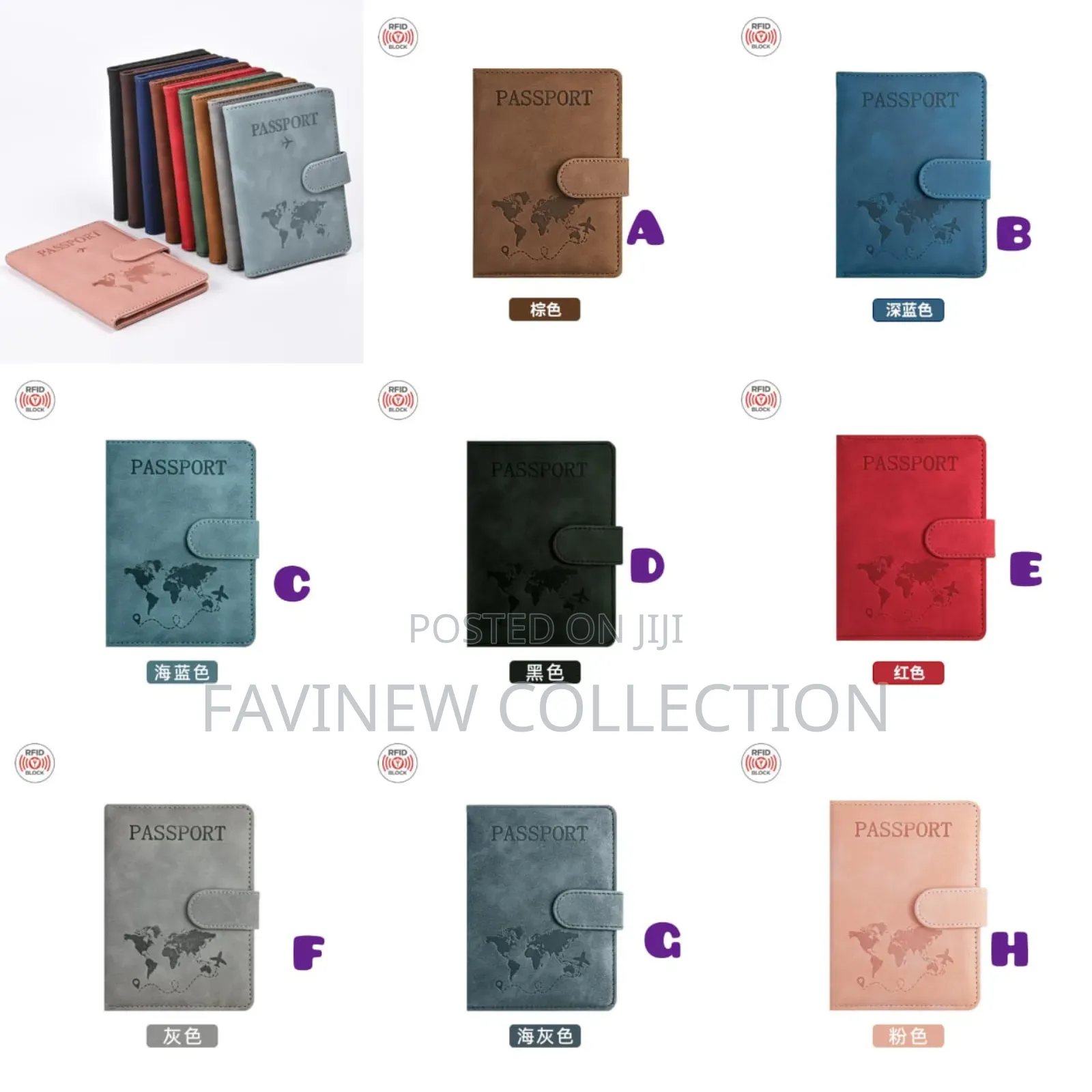 Leather Travel Passport Holder/ Passport Cover