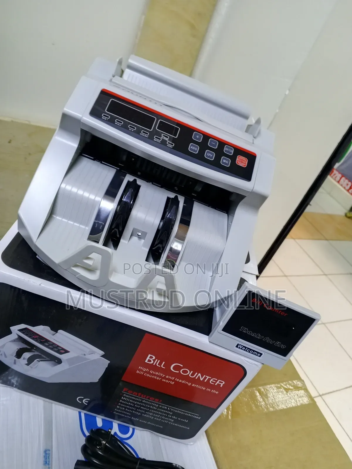 Money Bill Counter With Fake Bill Detection