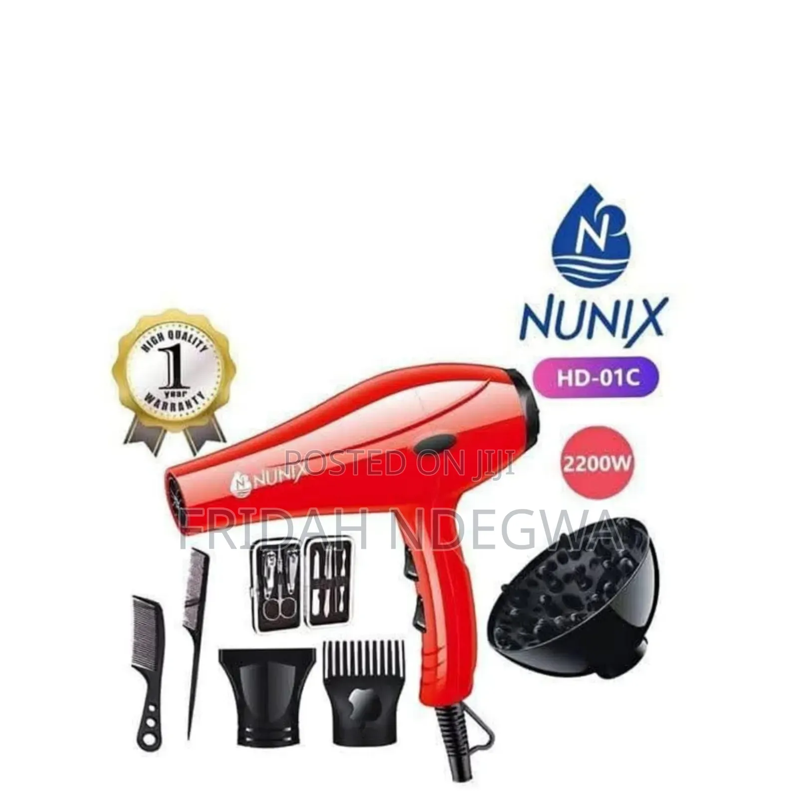 Nunix Hd-01 2200w Hair Dryer