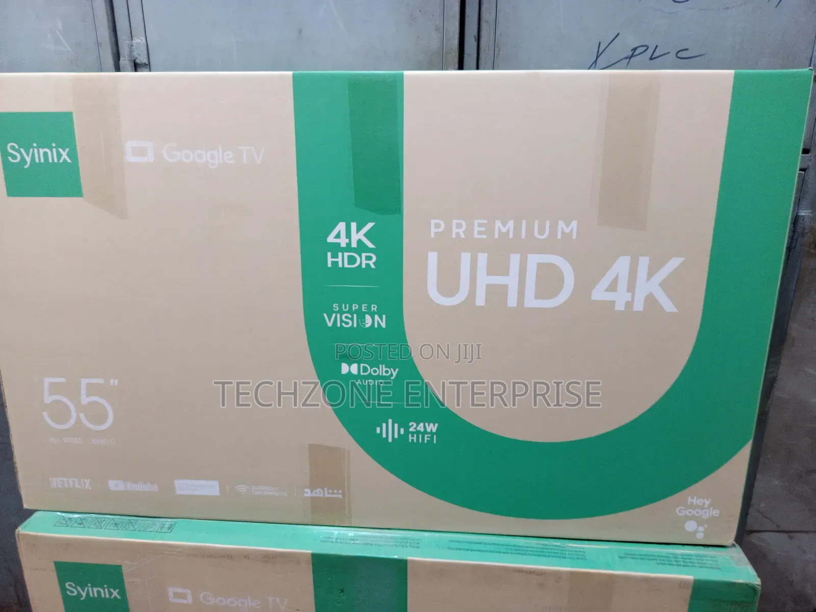 Syinix Tv 55 Inch Premium Uhd Flameless Google Tv