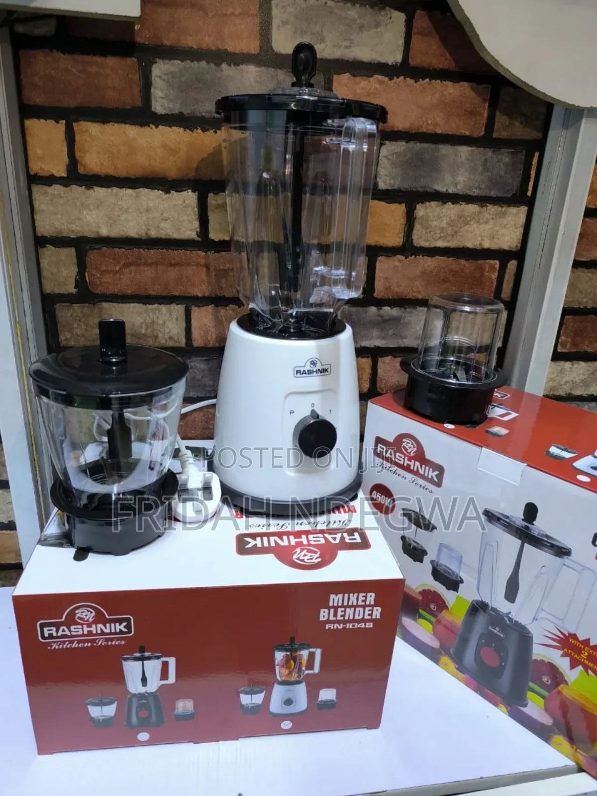 Rashnik Blenders
3 in One 
450 Watts