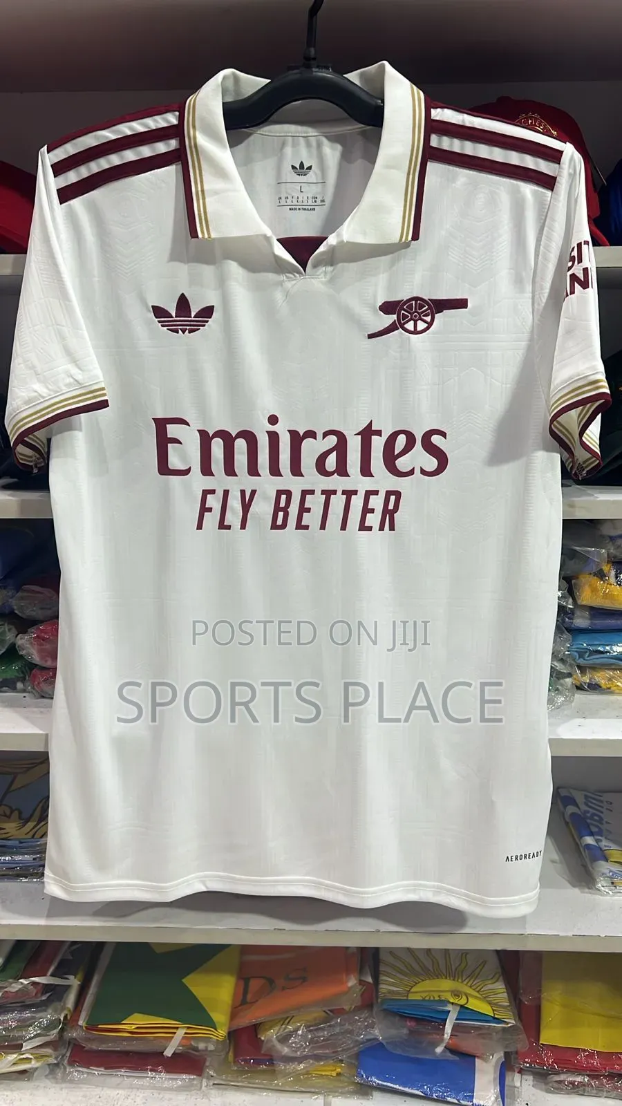 Arsenal White 3rd Kit Jersey