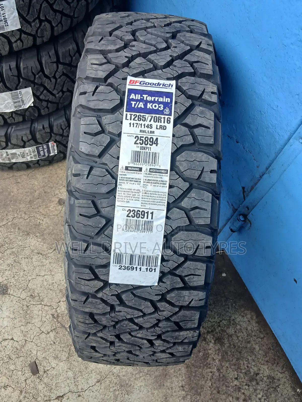 265/70r16 Bf_goodrich T/a Ko3