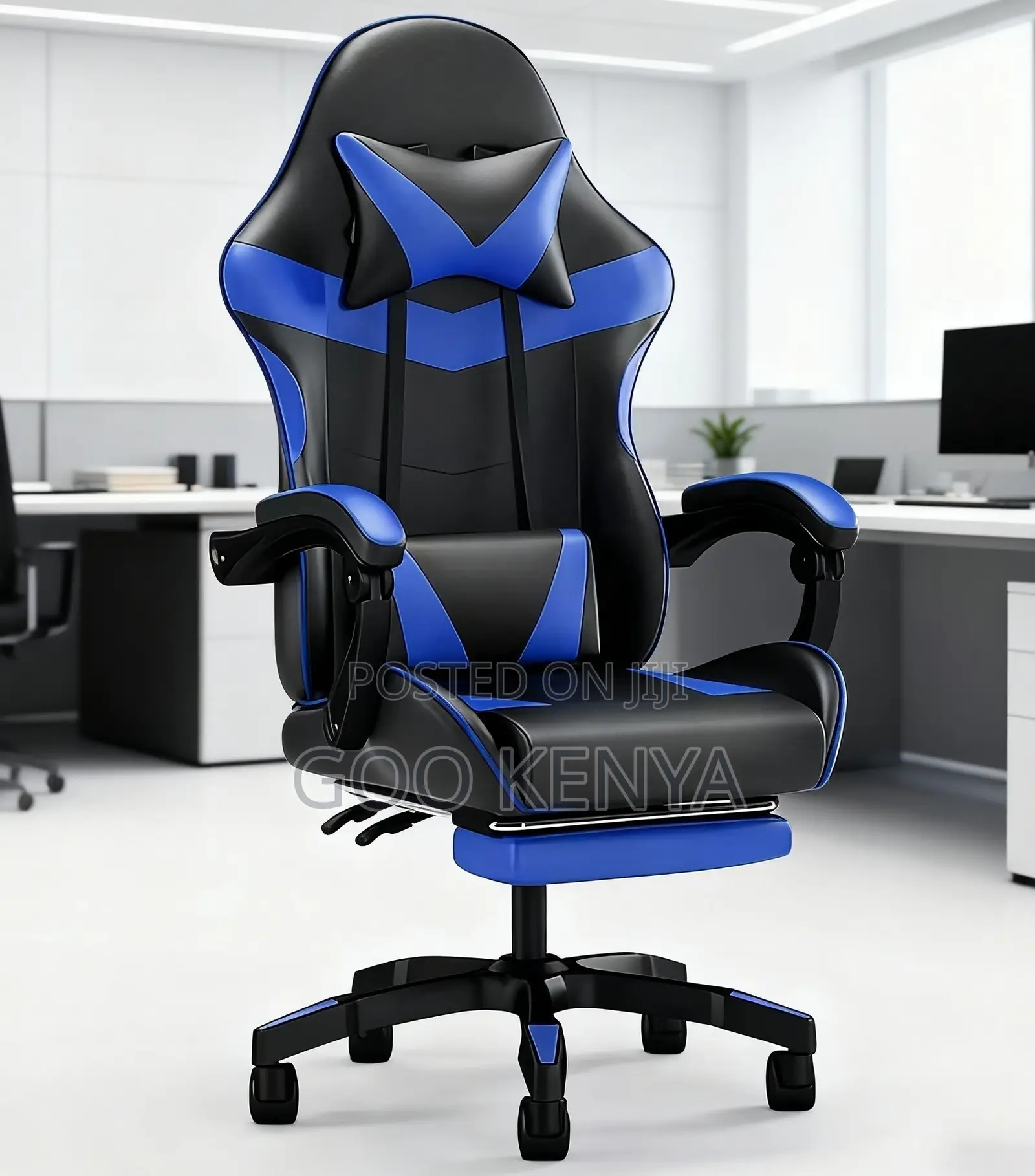 Office Chair; Adjusting Racing Recline Gaming Chair for Home or Office