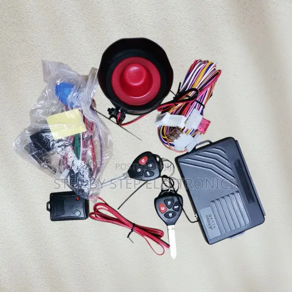 Certified Vehicle Alarm System Kit With Shock Sensor and Keyless Entry