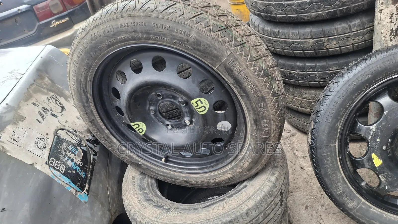 Spare Wheel (Donut) Different Sizes