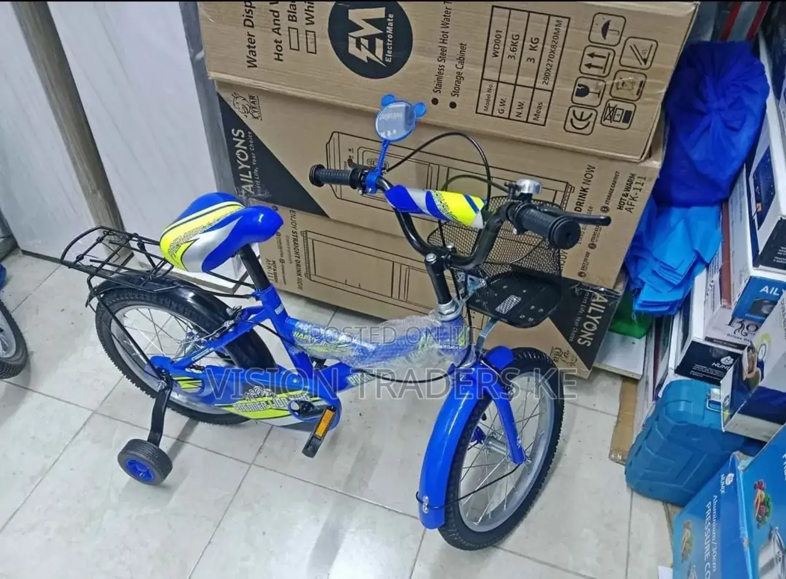 Lion King Size 16" Blue Bike