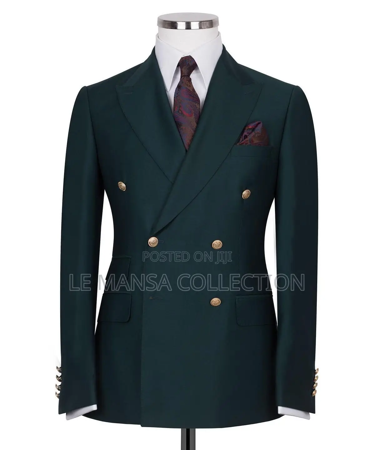Executive Two Piece Double Breasted Suit