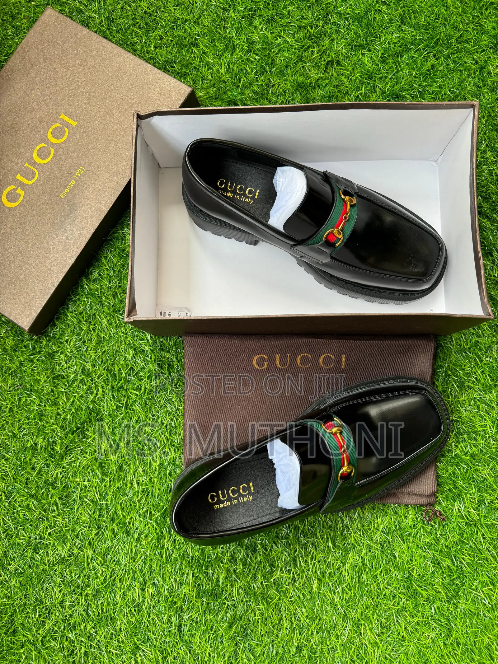 Black Gucci Loafers With a Lug Sole Size 40-45
