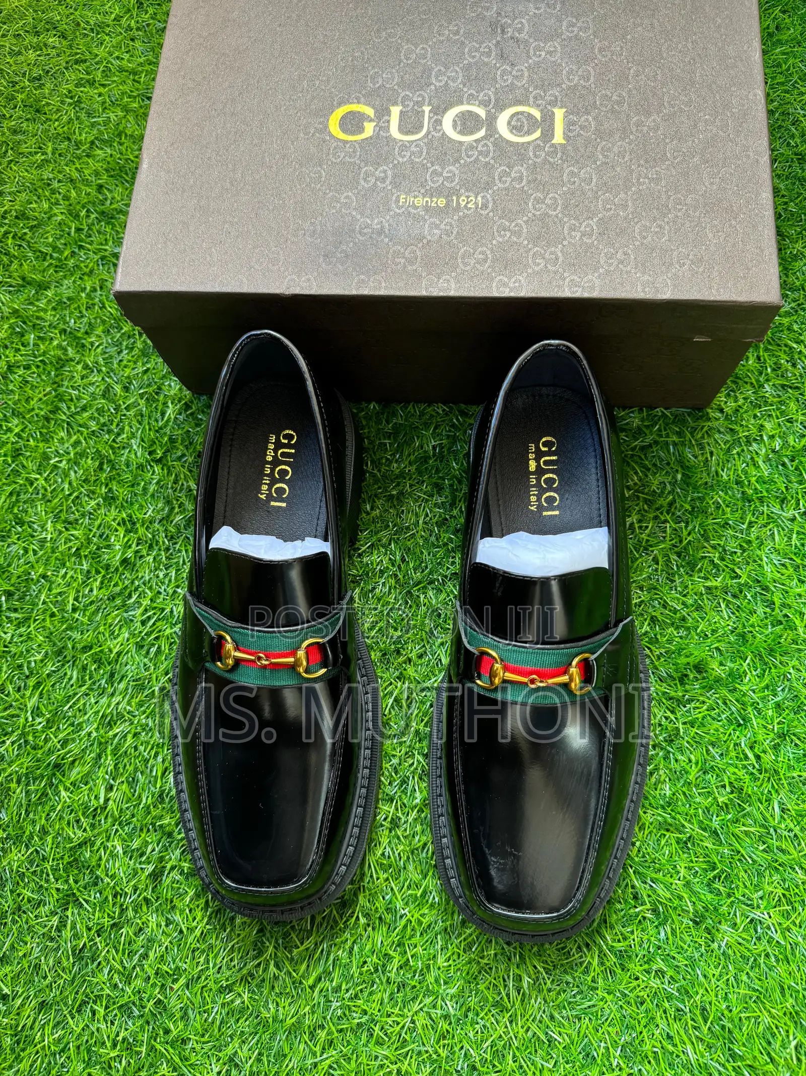 Black Gucci Loafers With a Lug Sole Size 40-45