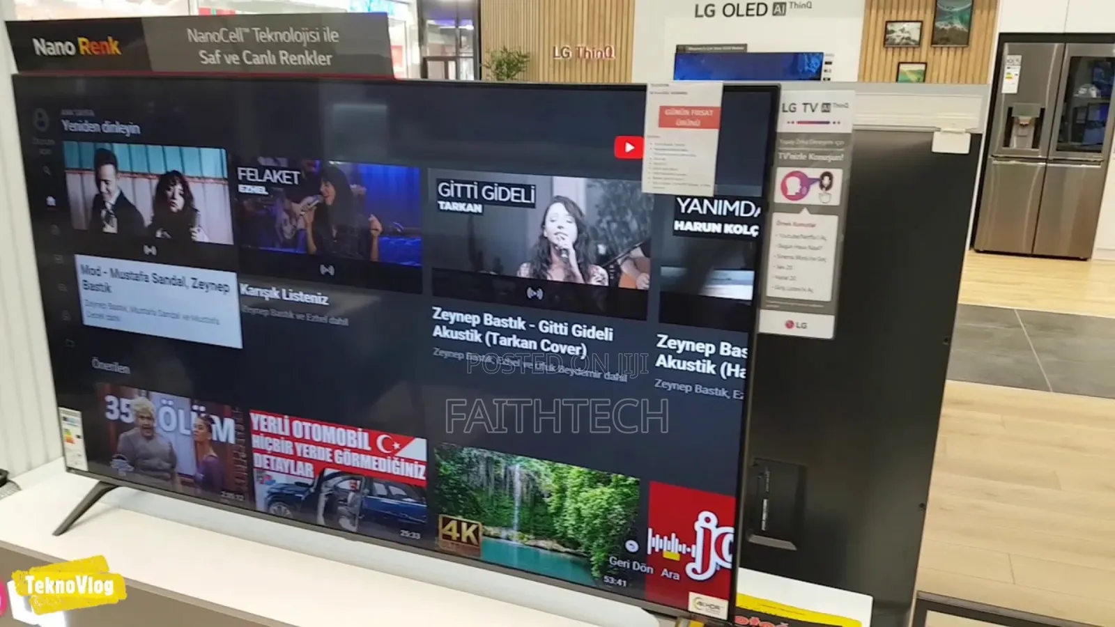 Lg 65inches Nan80a Smart Tv Frameless