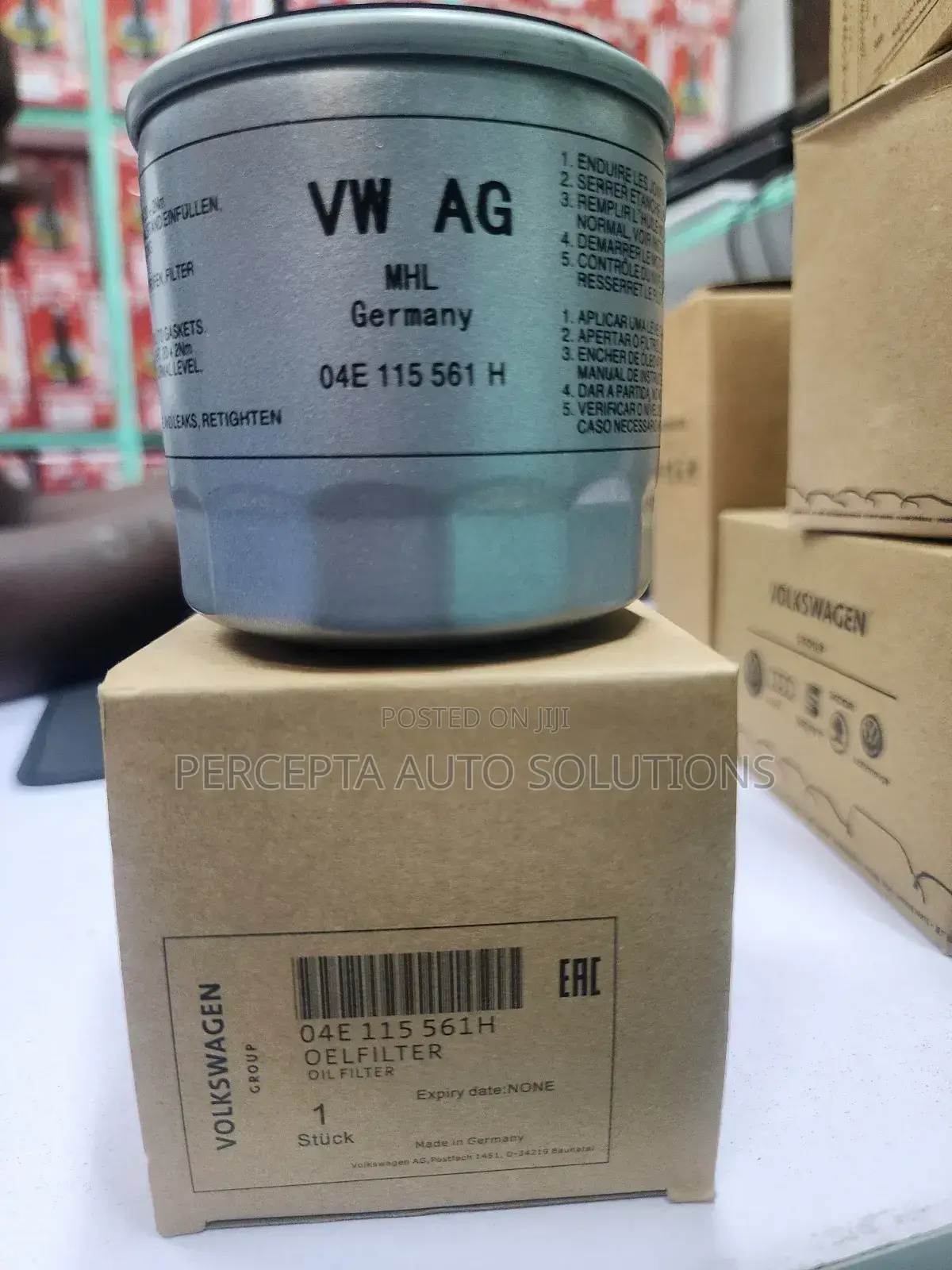 Volkswagen and Audi With 1.4l and 1.0l Engines Oil Filter 04e 115 561h