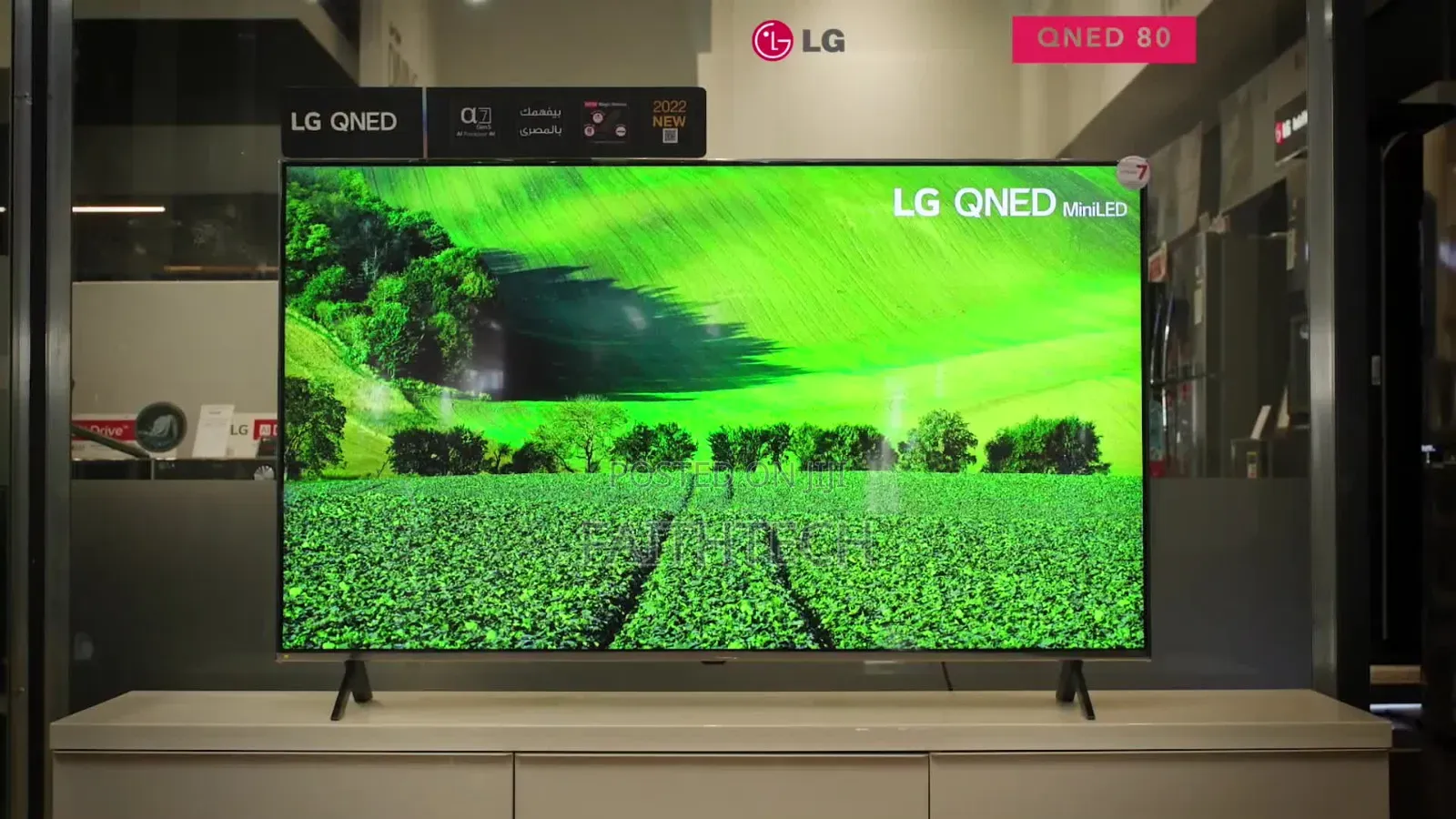 Lg 55inches Qned80 Smart Tv Frameless