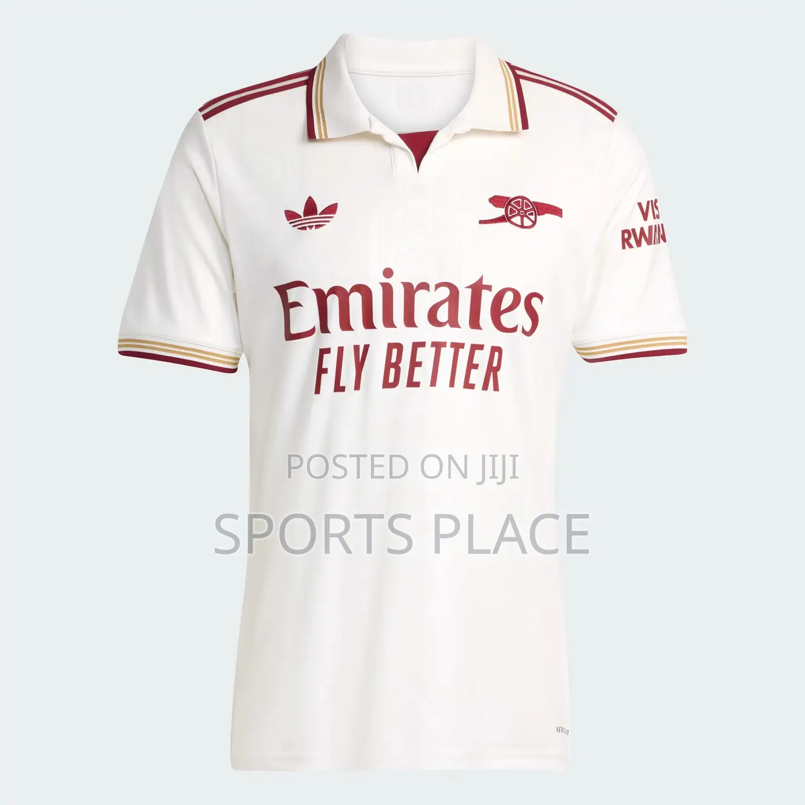 The New Arsenal White Jersey - Third Kit 25/26 Fan