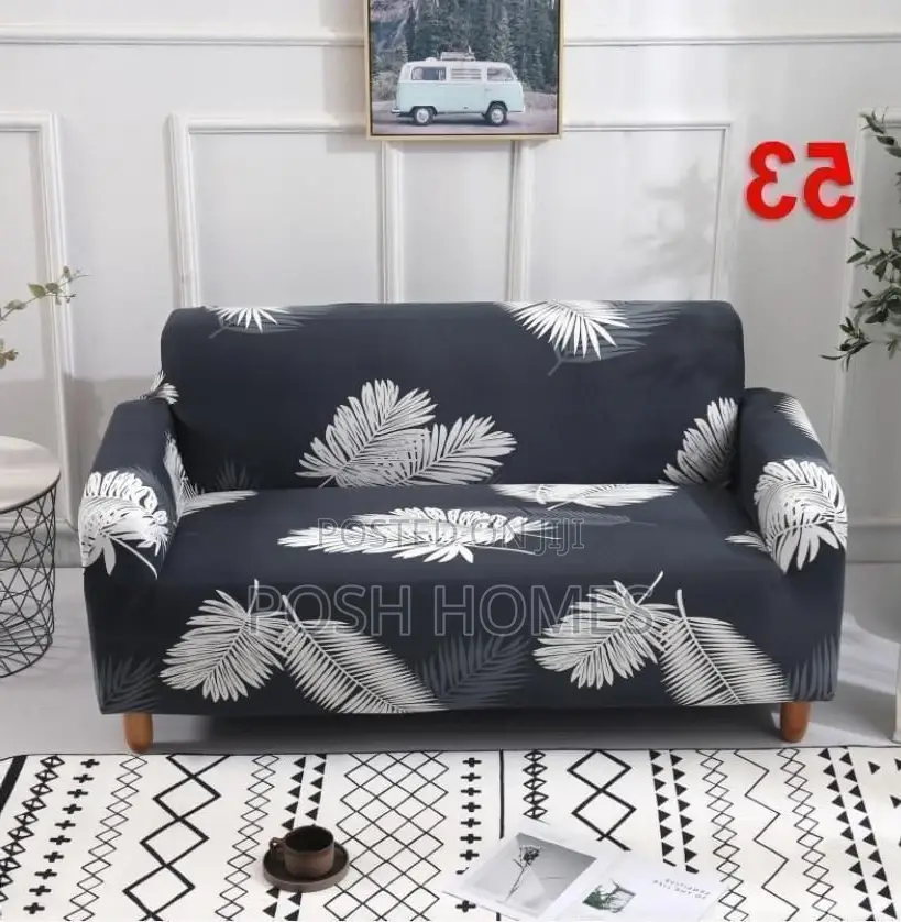 Textured Sofa Covers Printed