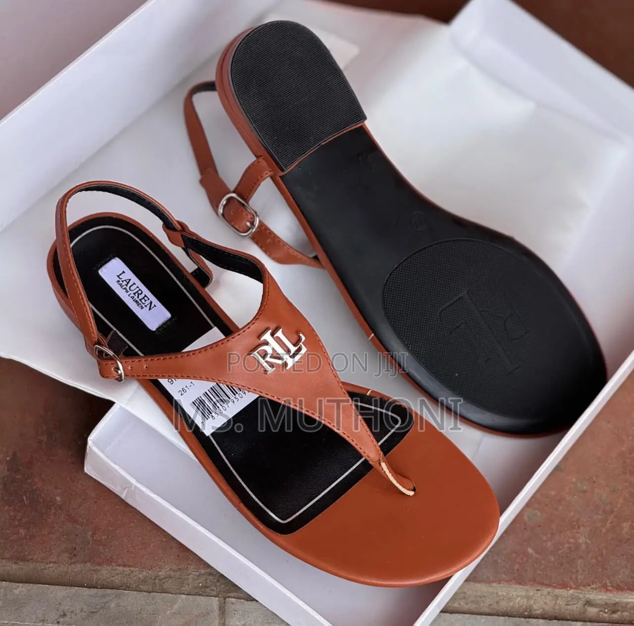 Lauren Ralph Lauren Ellington Flat Sandals Size 37-41
