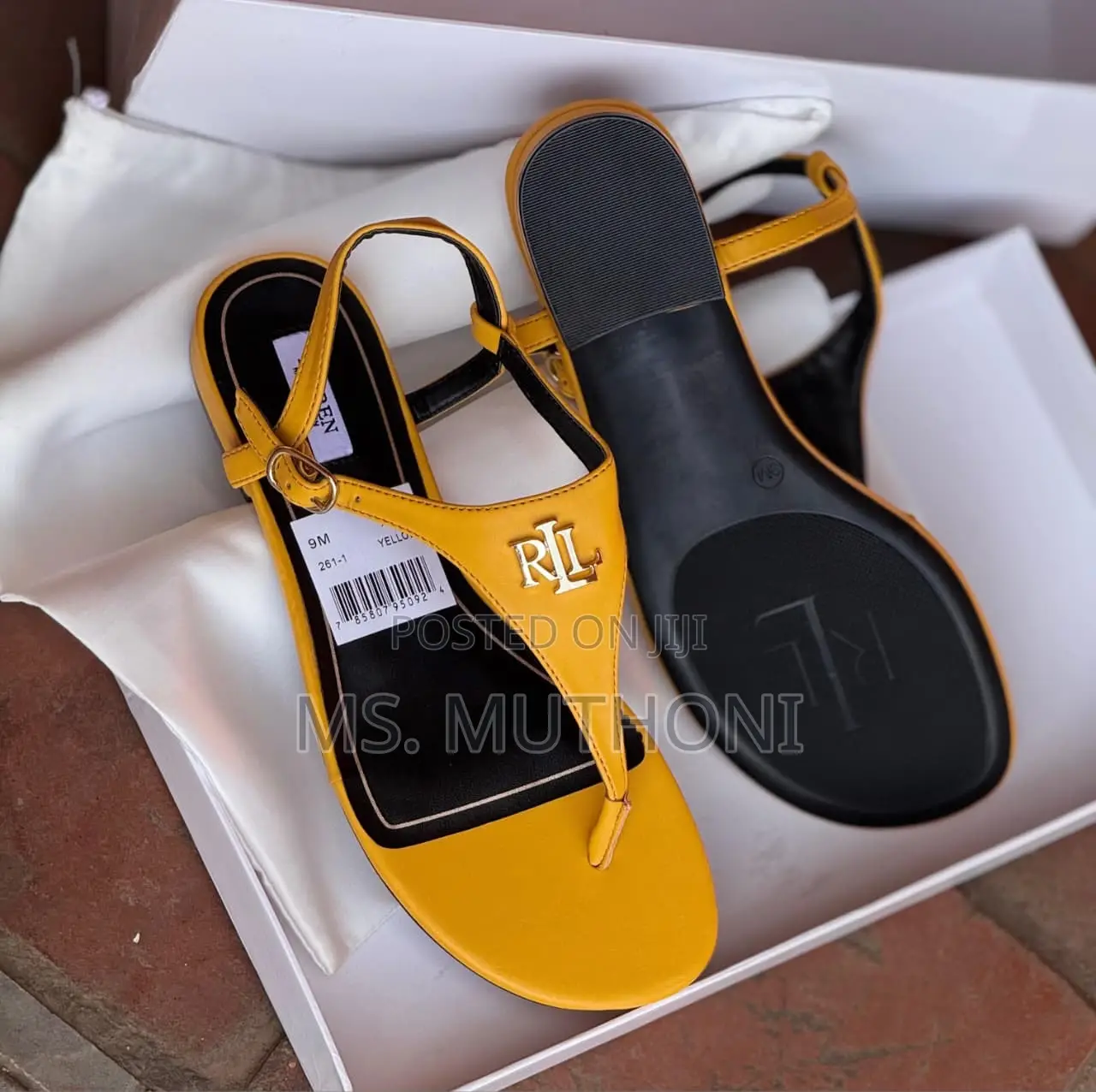 Lauren Ralph Lauren Ellington Flat Sandals Size 37-41