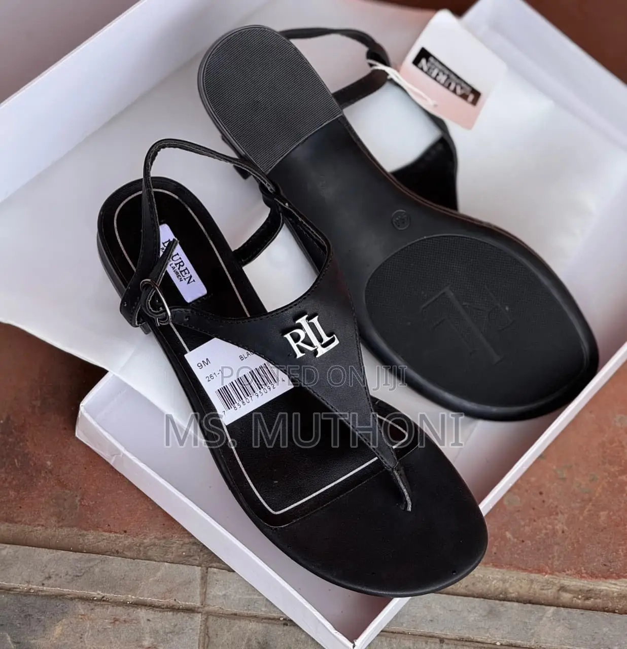 Lauren Ralph Lauren Ellington Flat Sandals Size 37-41