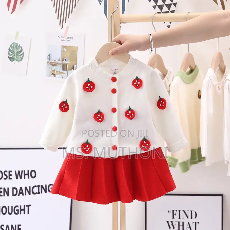 Baby Girls Knit Sweater Top + Tutu Skirt
