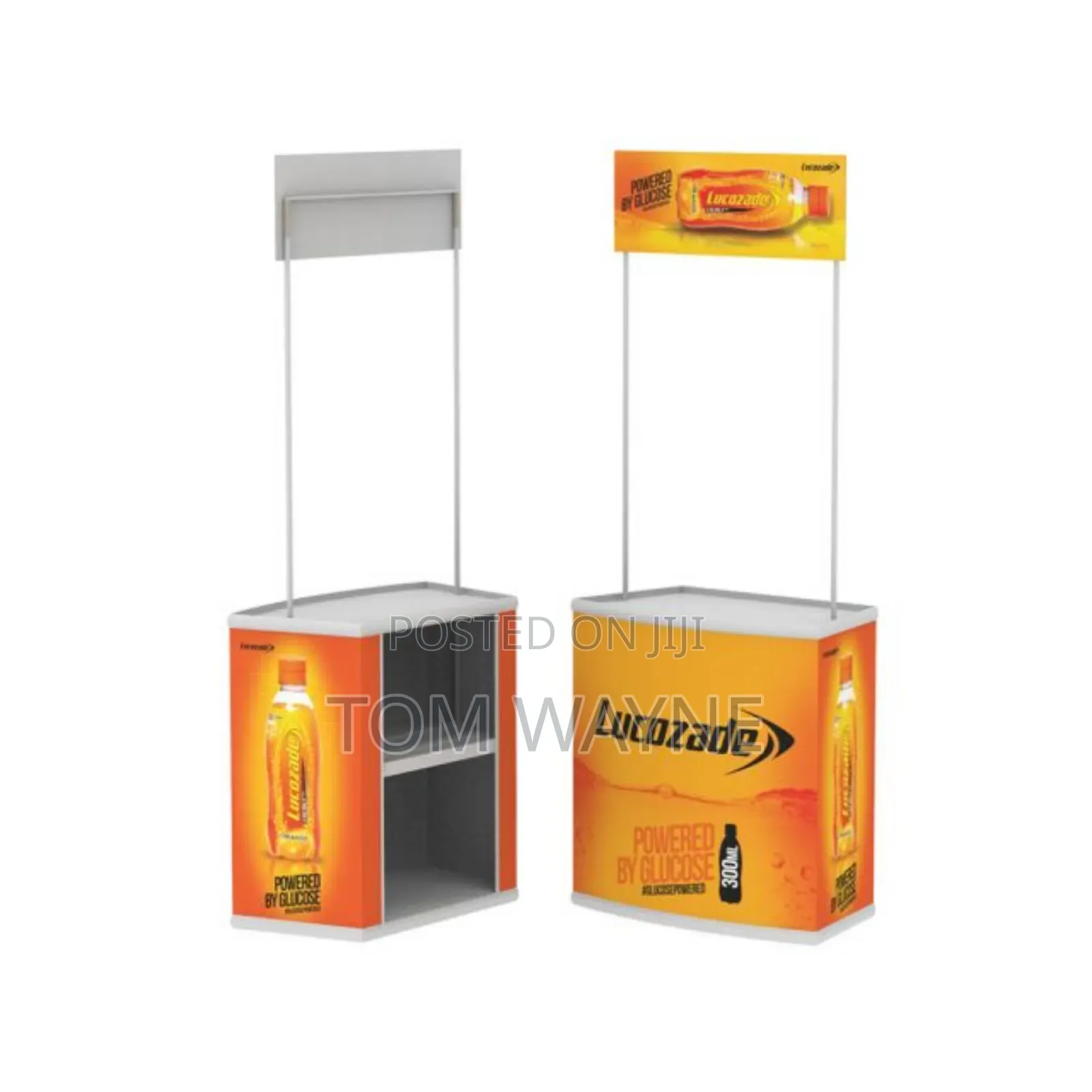 Branded Plastic Kiosk for Expos and Trade Shows