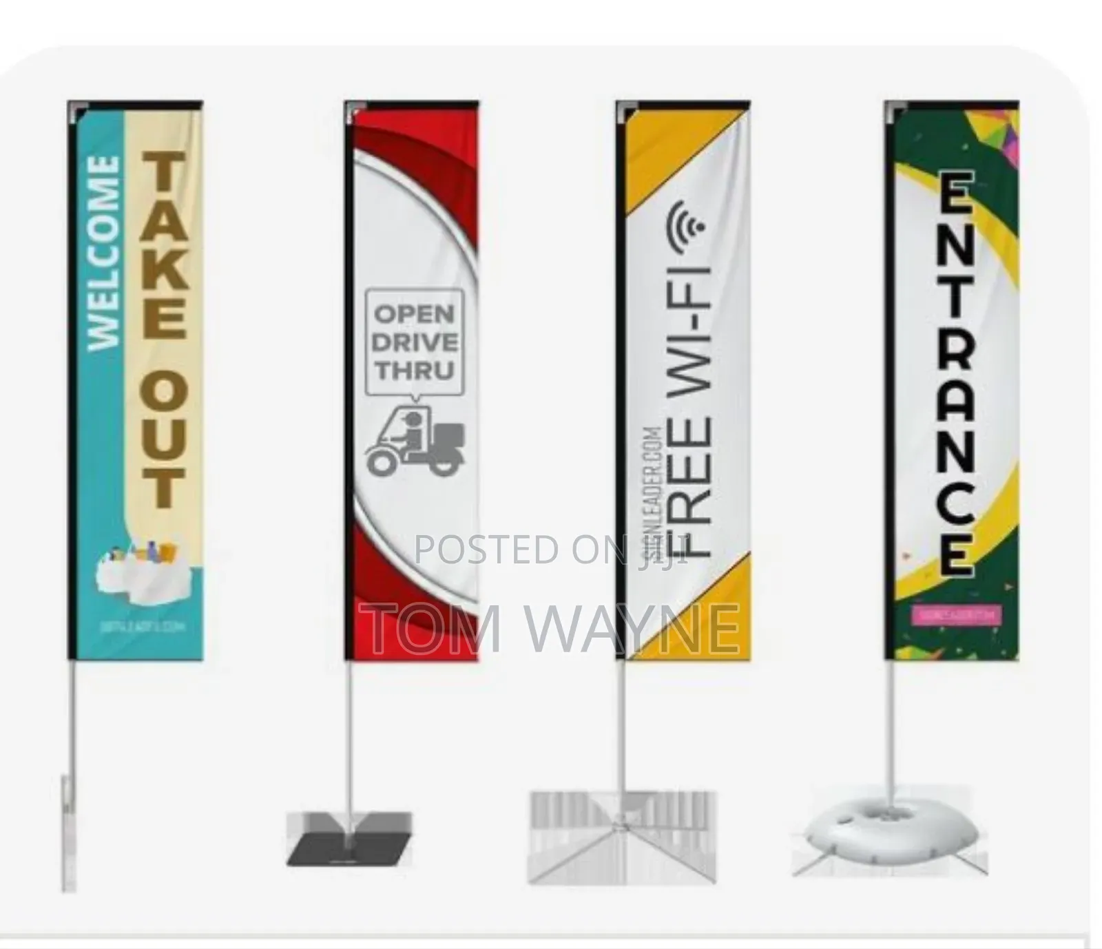 Rectangular Telescopic Banner Printing