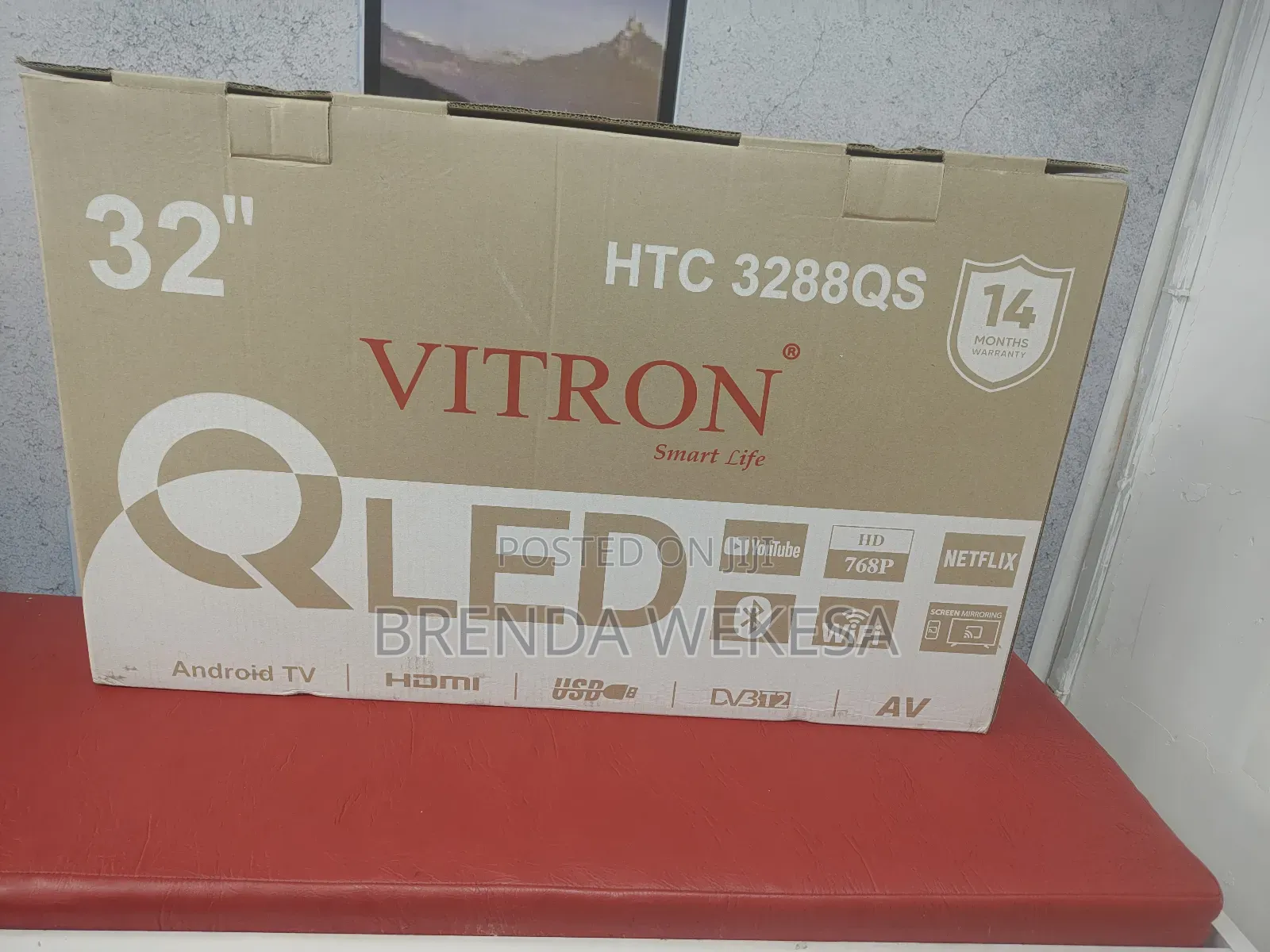 Vitron 32′′ 3288qfs Qled Smart Android Tv New 2025