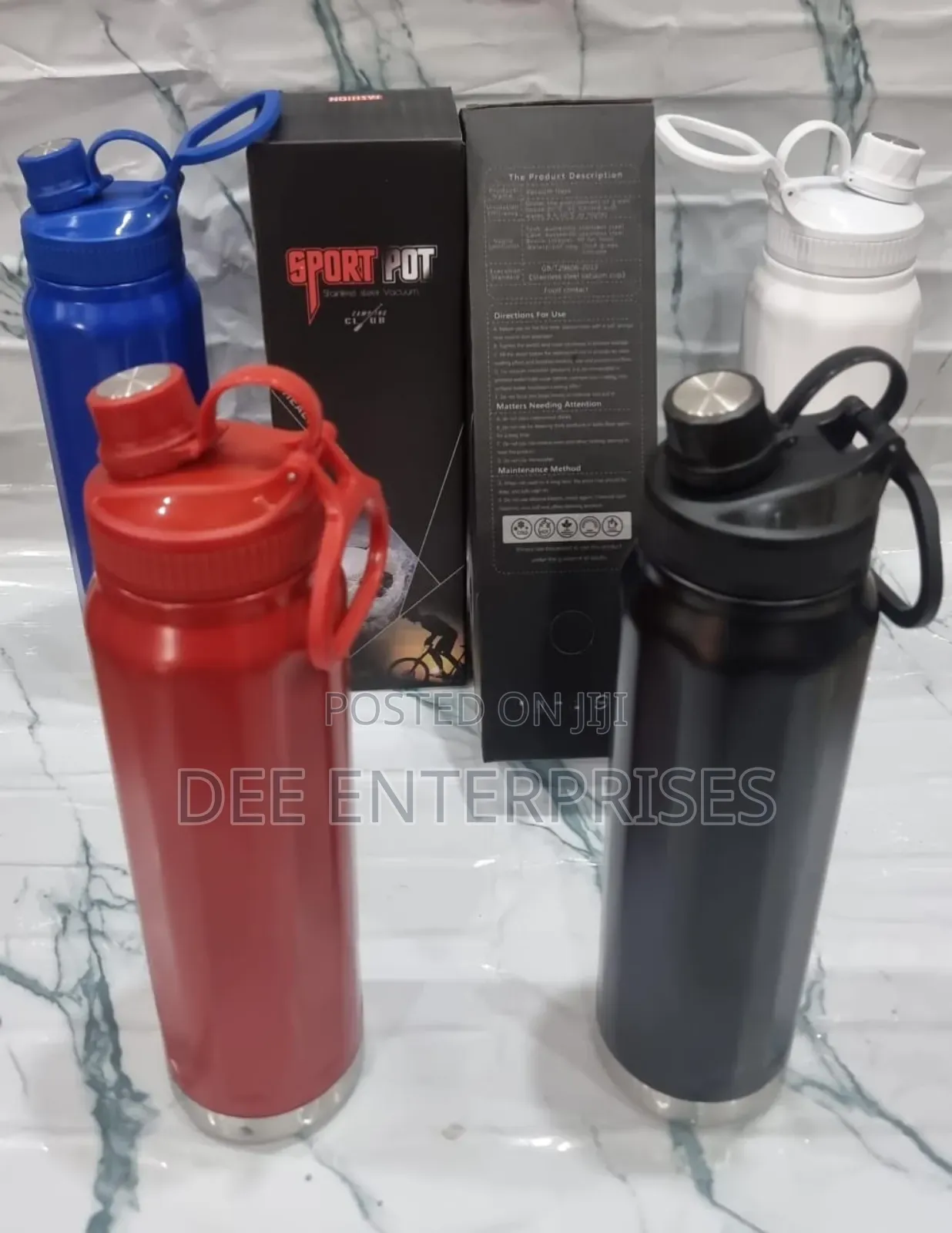 850ml Stainless Steel Thermos Sport Pot