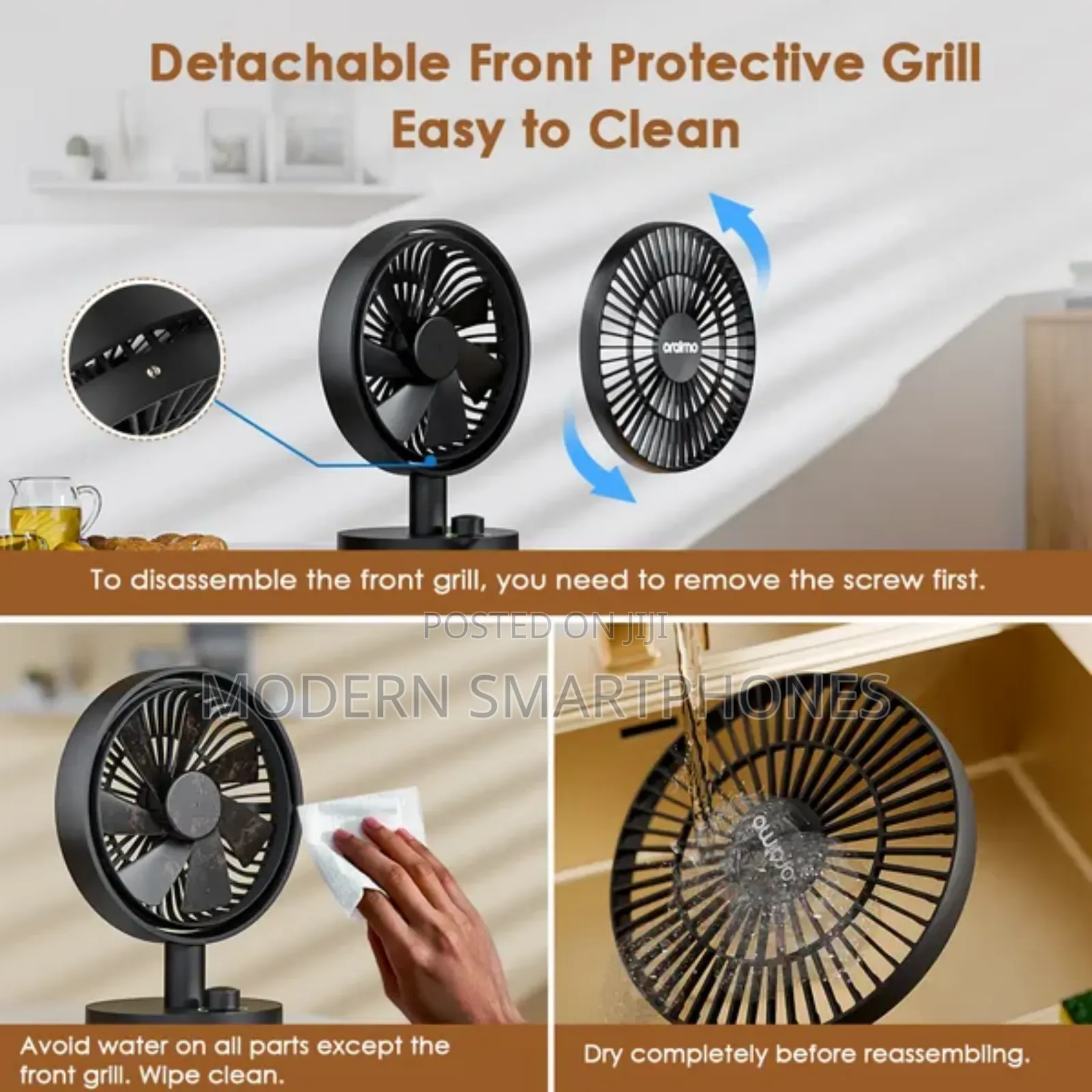 Oraimo Reachable Smarttablefan 5w Table Fan