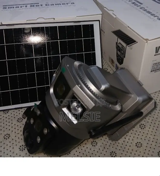 Dual Lens 4g Solar Powered Wireless Camera -( 100% Wire-Free, Pan Tilt