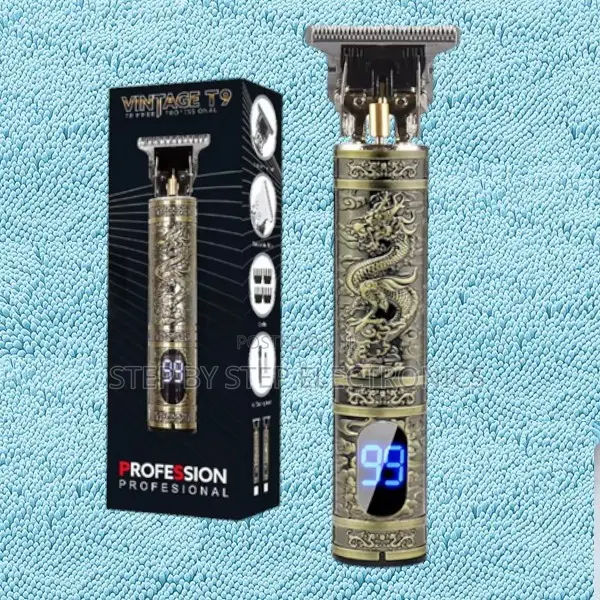 Golden Dragon T9 Hair Clipper With Led Display Silent Powerful Motor