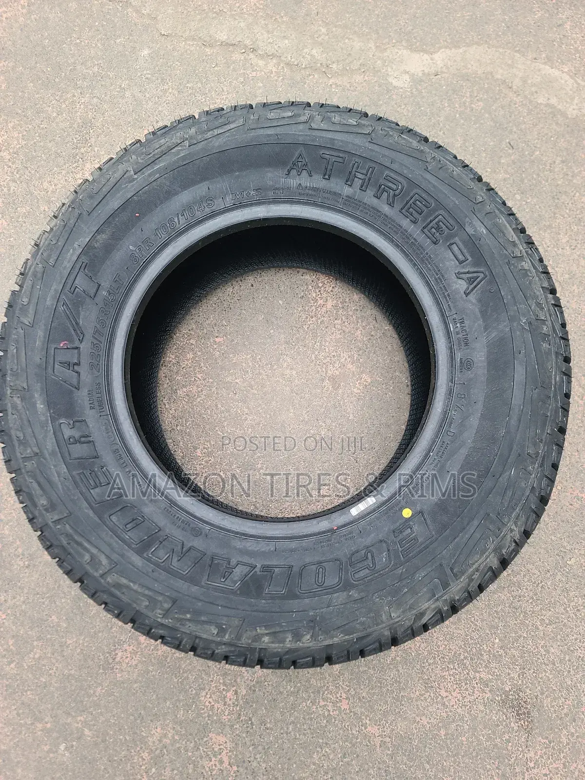 225/75r15 Three-a Tires [Ecolander A/T]