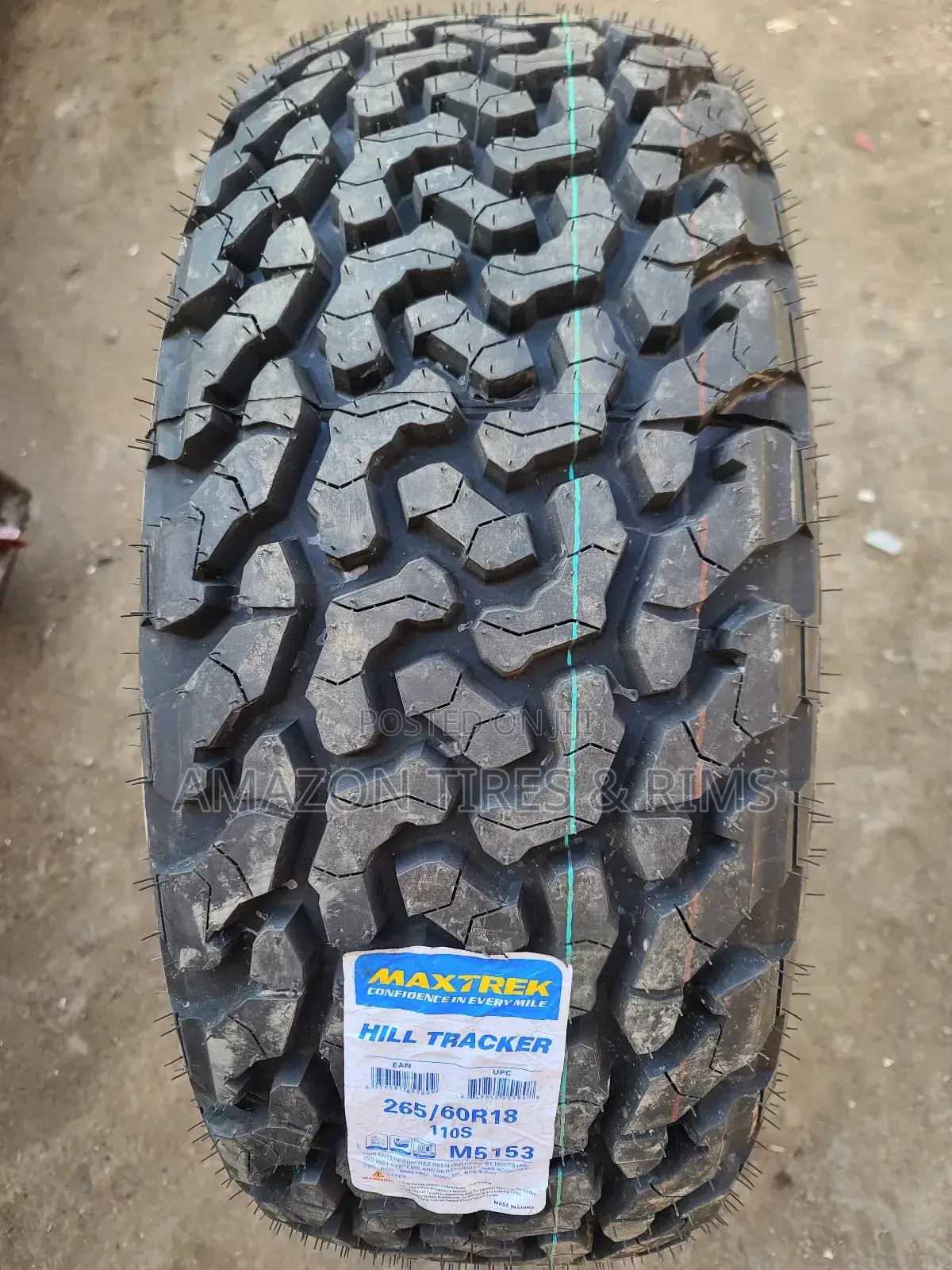 265/60r18 Maxtrek Tires 110s  [Hill Tracker A/T]