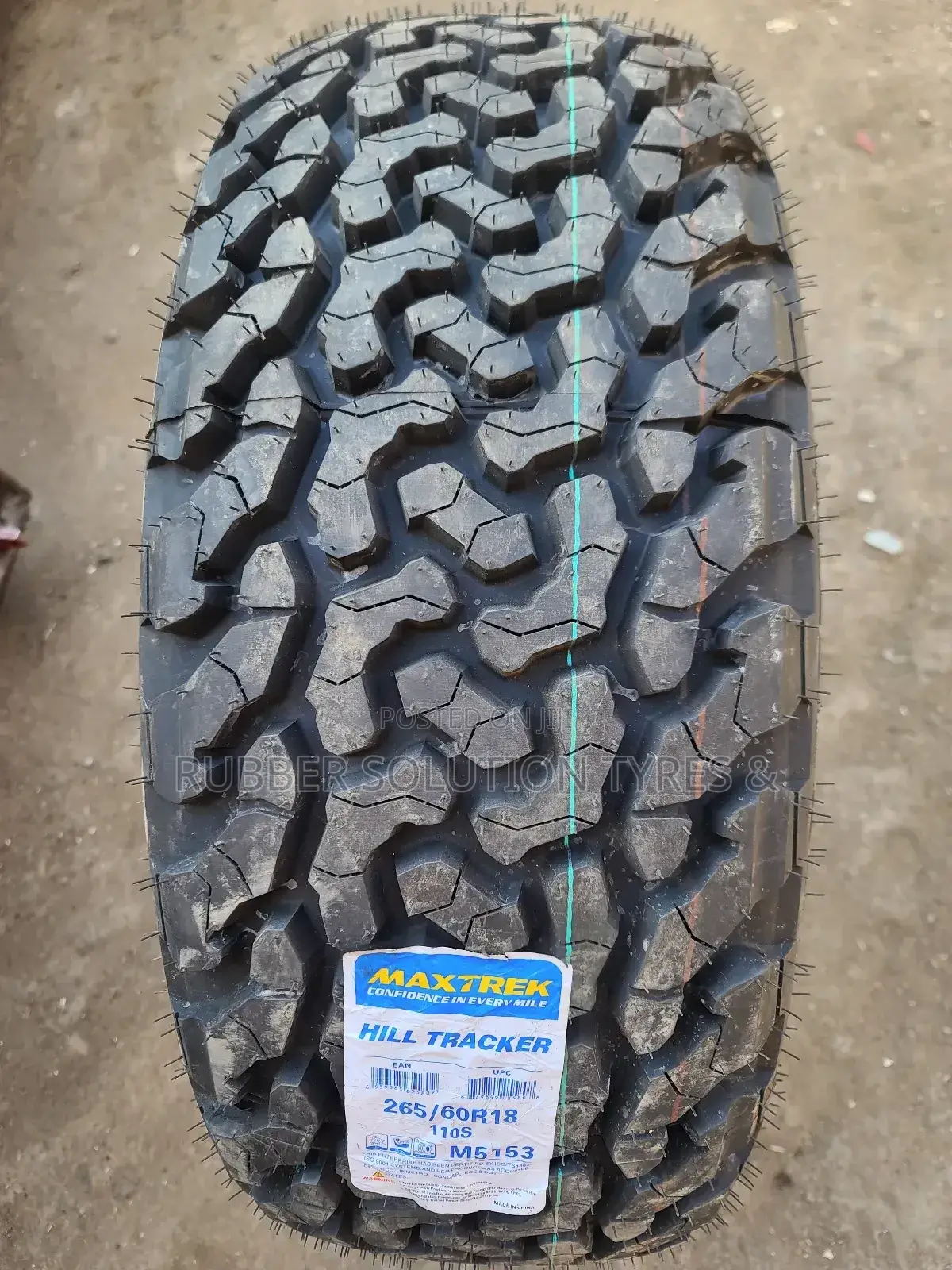 265 /60 R18 Maxtrek Tyres 110s Hill Tracker a/T All-Terrain
