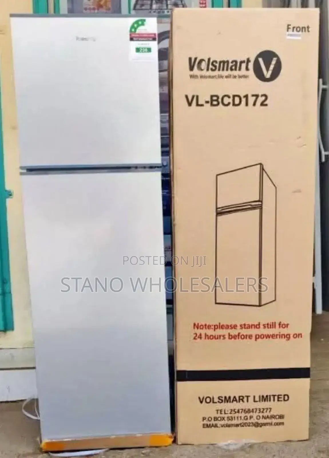 Brand New Volsmart 172ltr Double Door Refrigerator