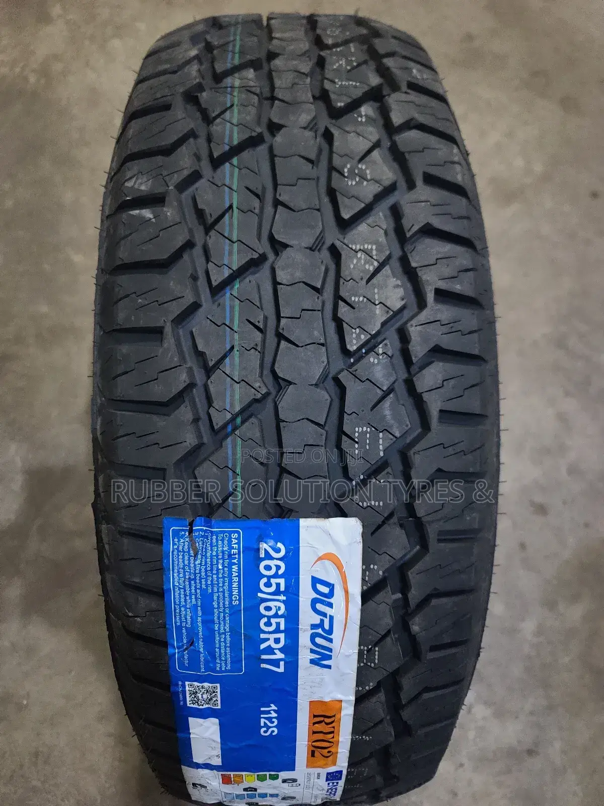 265/65r17 Durun Tyres 112s Rt02