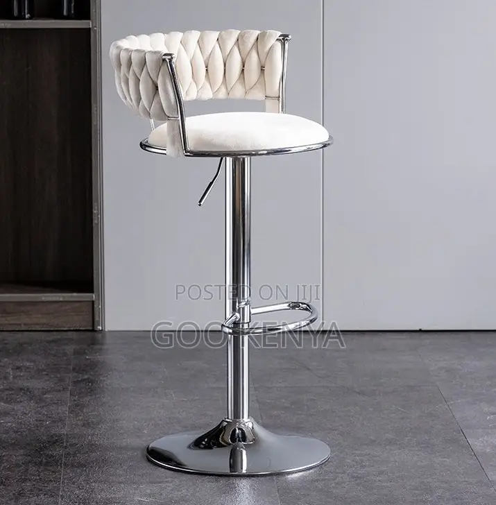 Home Counter Stool; Adjustable Counter Bar Chair With Swivel Function