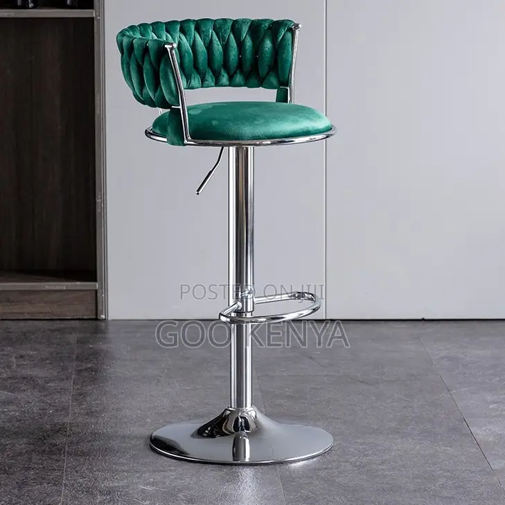 Home Counter Stool; Adjustable Counter Bar Chair With Swivel Function