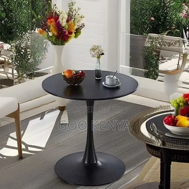 Home Table; Modern Round Plastic Barn Style Coffee Table for Home