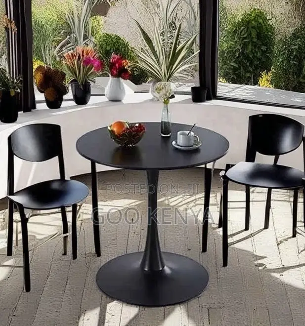 Home Table; Modern Round Plastic Barn Style Coffee Table for Home