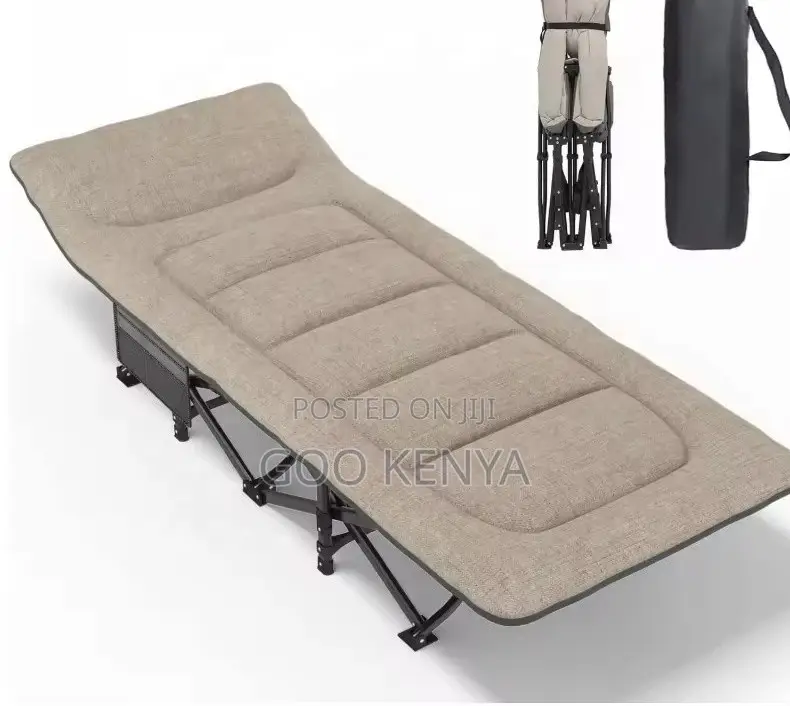 Home Outdoor Chair; Easy-Set Portable Folding Bed for Outdoor Use