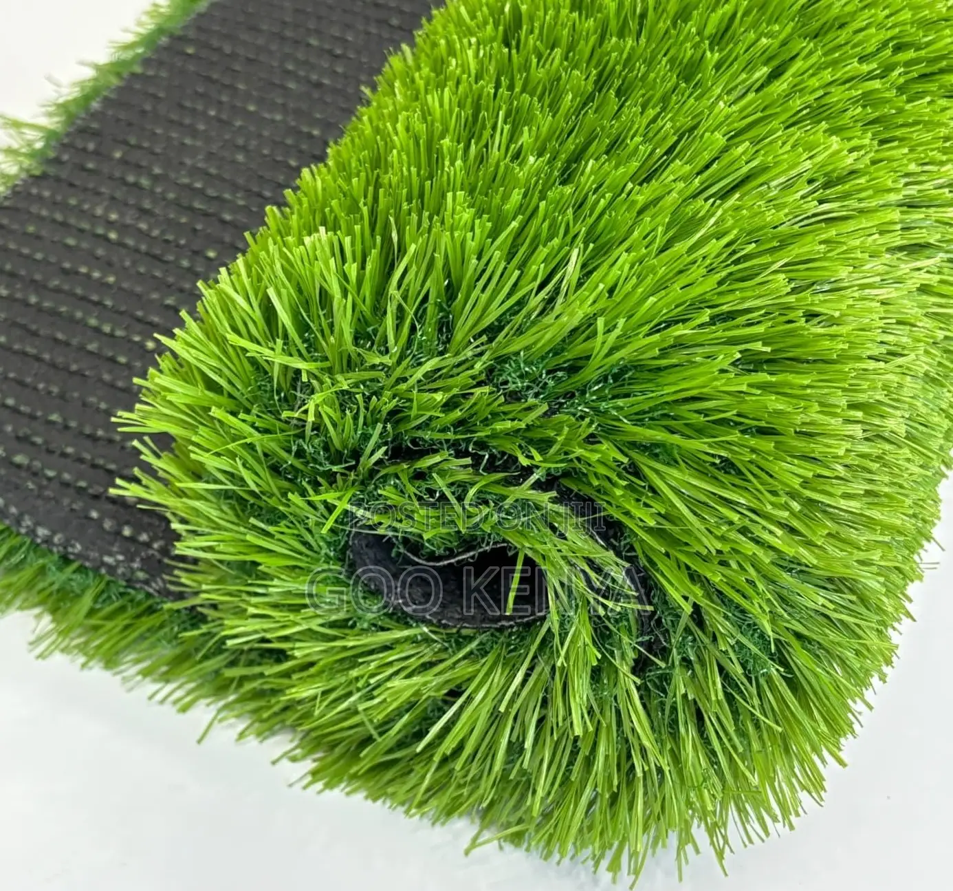 Home Outdoor Carpet; Heavy-Duty Waterproof Green Artificial Grass