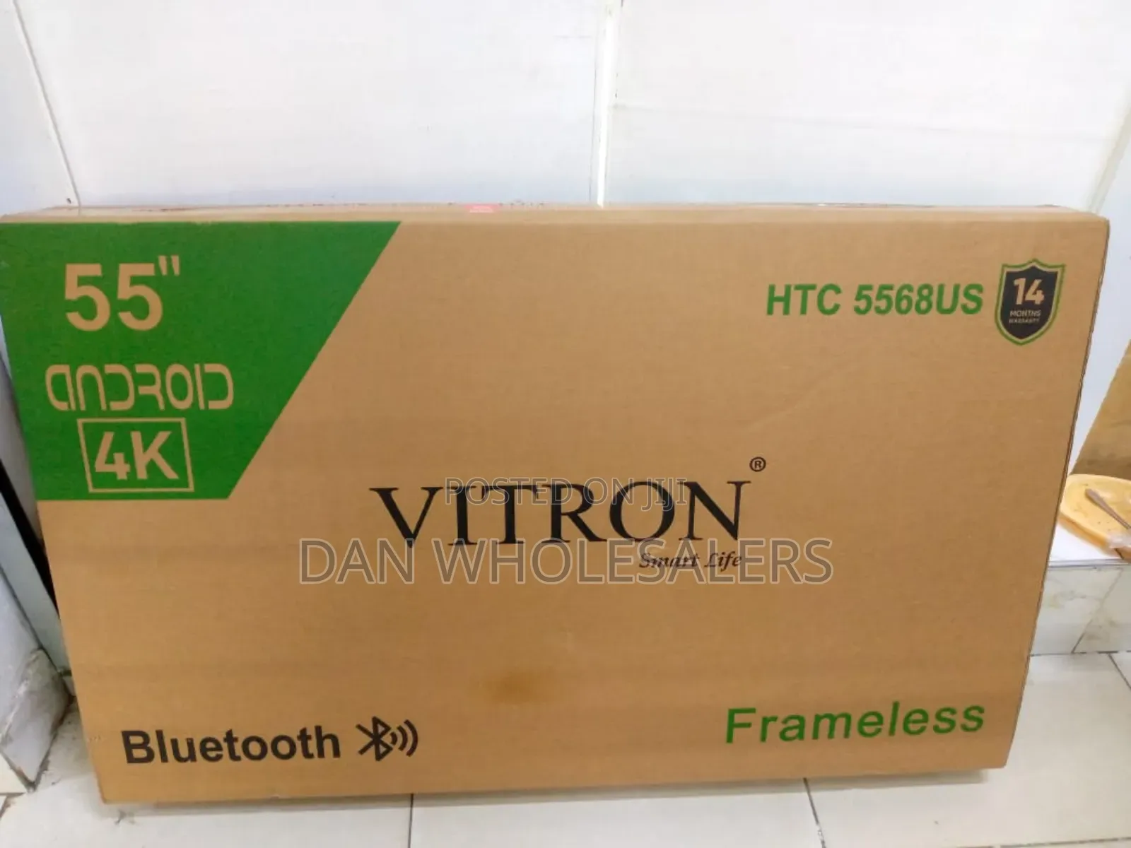 Vitron 55" Bezel-Less Uhd Smart Tv - Crystal Clear Viewing