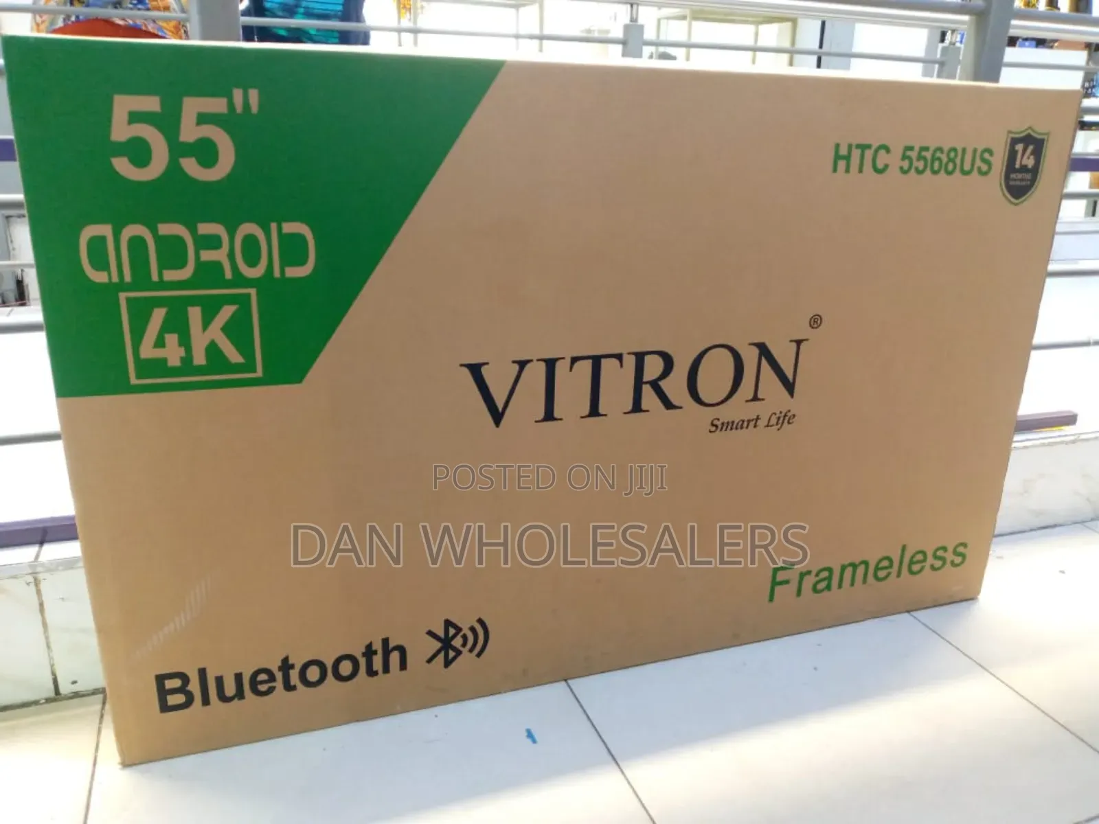 Vitron 55" Frameless Android Television - Premium Sound Picture