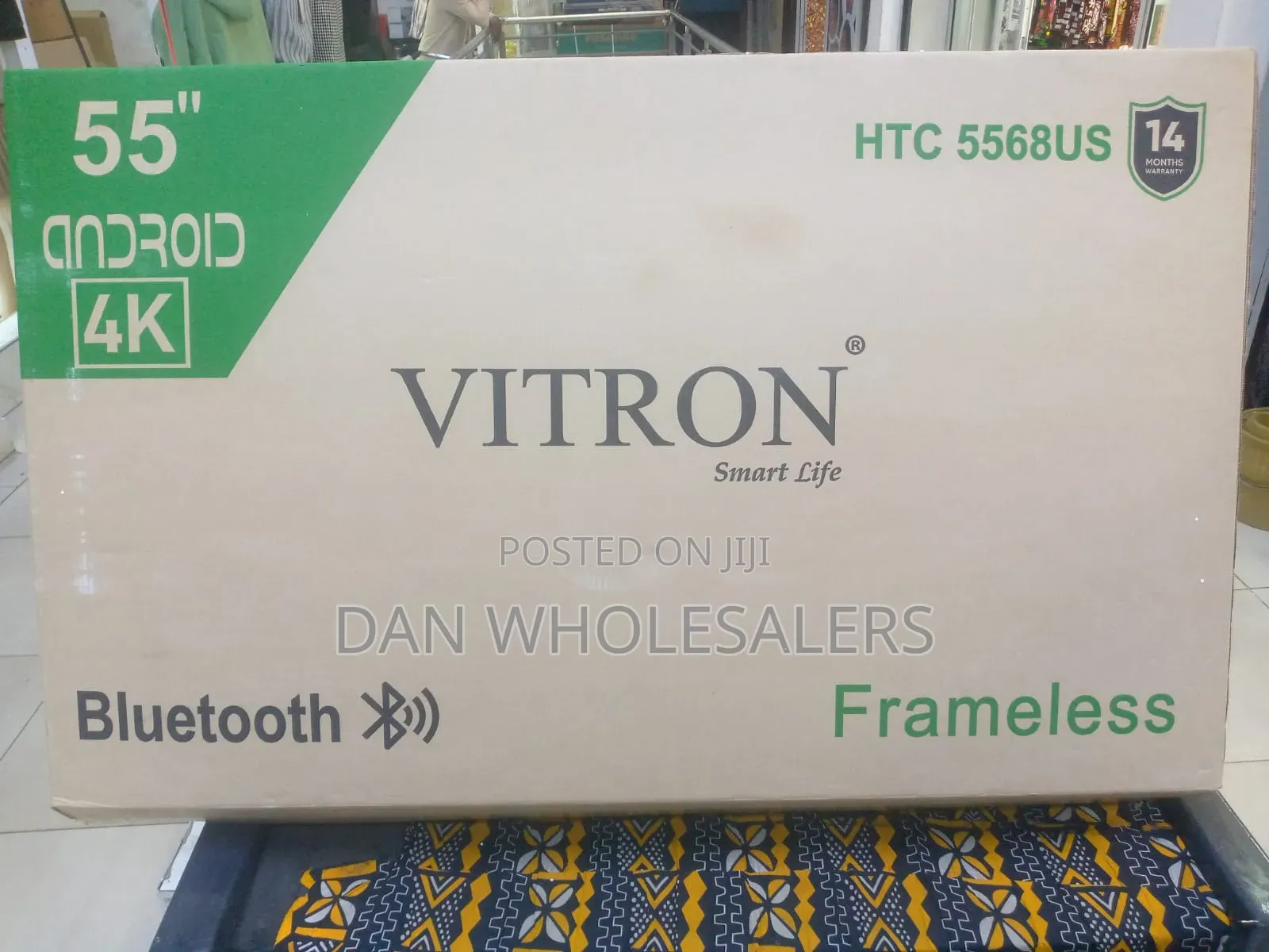 Vitron 55" Frameless Smart Tv With Android Os - Smart Home Integration