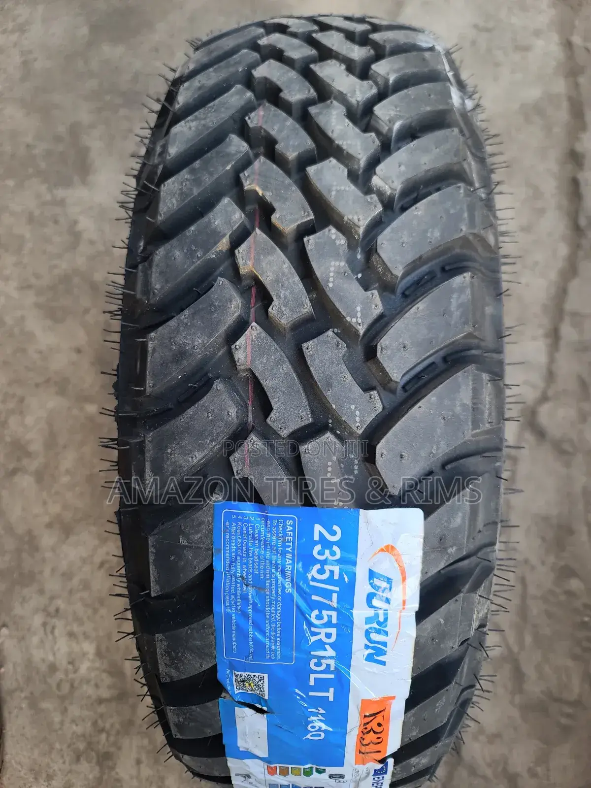 235/75r15 Durun Tyres 116 Q Terrain Grabber M/T