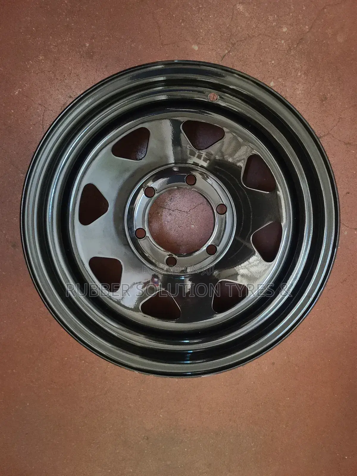 Rim Size 16 Hinch 6holes 7 J Black Colour Landcruiser