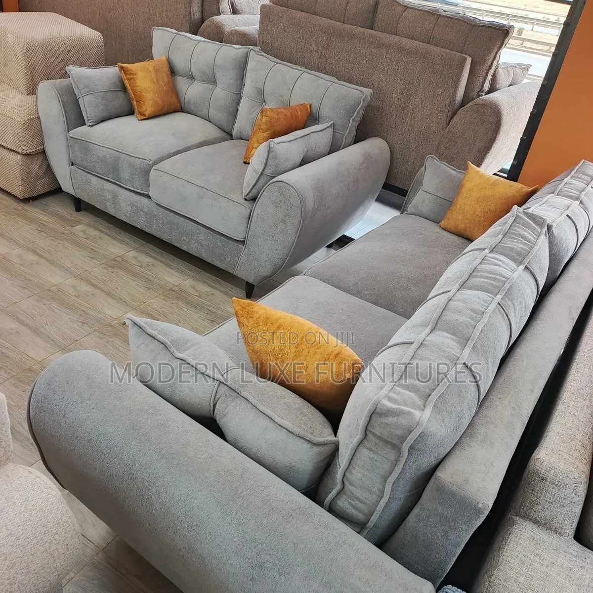 5 Seater Butterfly Sofa Set