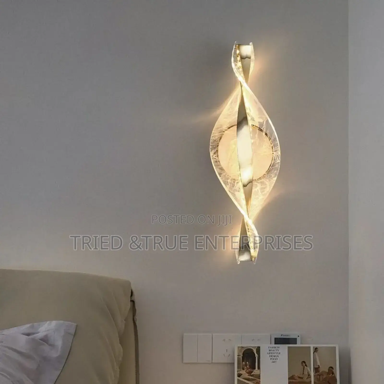 Modern Spiral Design Wall Bracket Light Jfd5