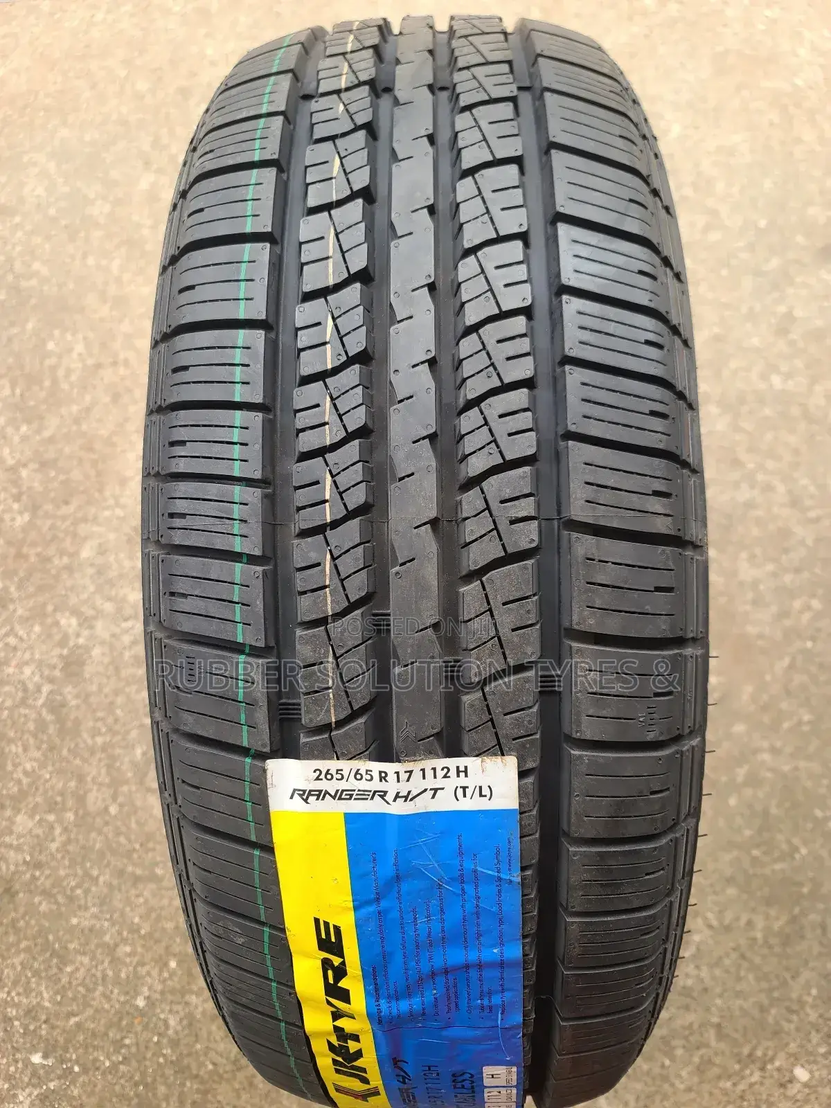 265 /65 R17 Jk Tyres Ranger 112h Ht Made in India