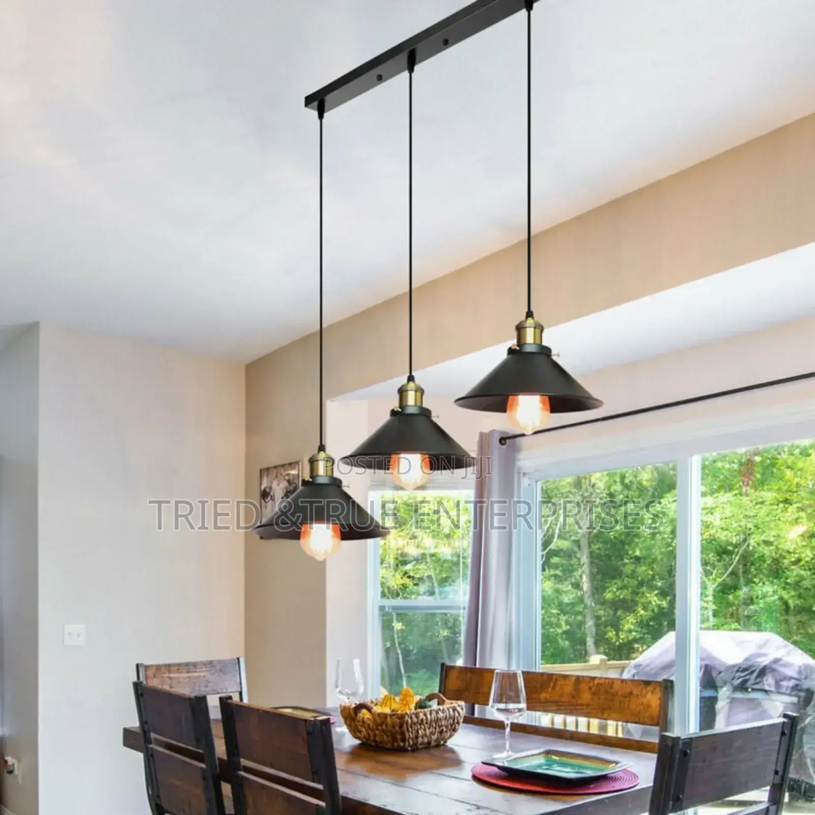 Vintage 3 Lights Hanging Pendants Lights Jp6tf